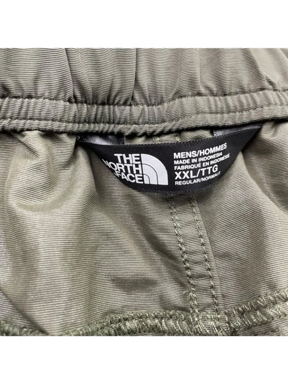 The North Face Men's 100% Nylon Belted Convertible Shorts/Pants Green • 2XL